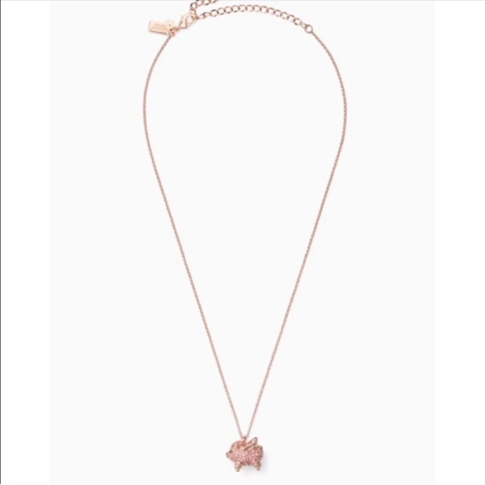 Flying Pink Piggy Necklace - Picture 10 of 16